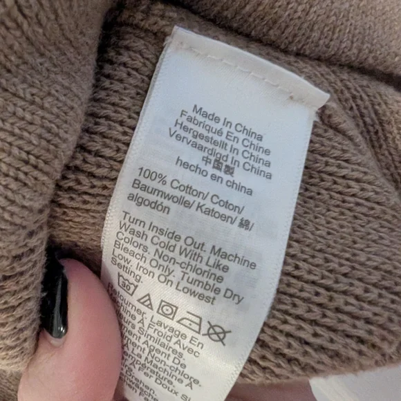 J.Crew Knit Button Lady Jacket Cardigan Sweater in Tan/Mushroom Size X Large - Picture 7 of 7